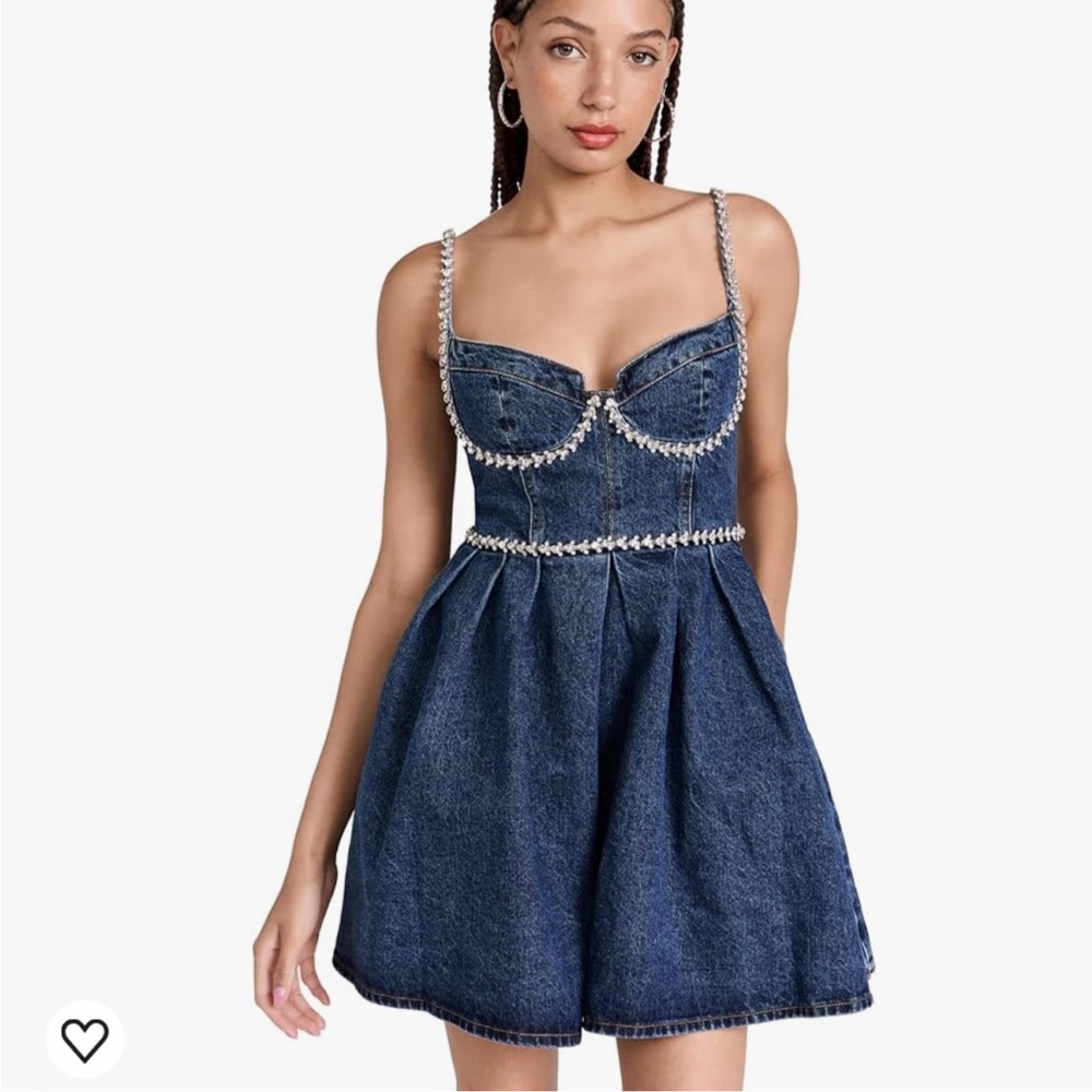 Self Portrait denim dress.  Size 4 worn once.